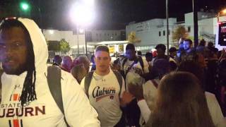 Auburn Tiger Walk in Montgomery for Iron Bowl 2015