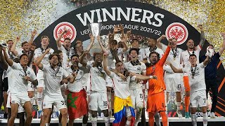 Football : l'Eintracht Francfort remporte la Ligue Europa au bout de la nuit andalouse