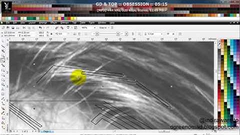 TUTORIAL CORELDRAW FACETING WPAP KURT COBAIN