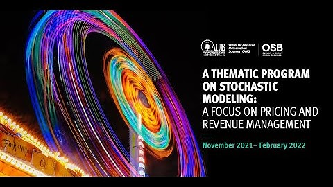 "Data-Driven Optimization in Pricing and Revenue Management" by Arnoud den Boer - Lecture 1