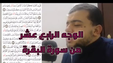 الوجه الرابع عشر من سورة البقرة #الورد اليومي #الختمة المرتلة