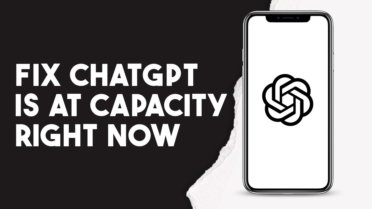 How To Fix Chat Gpt Is At Capacity Right Now - YouTube