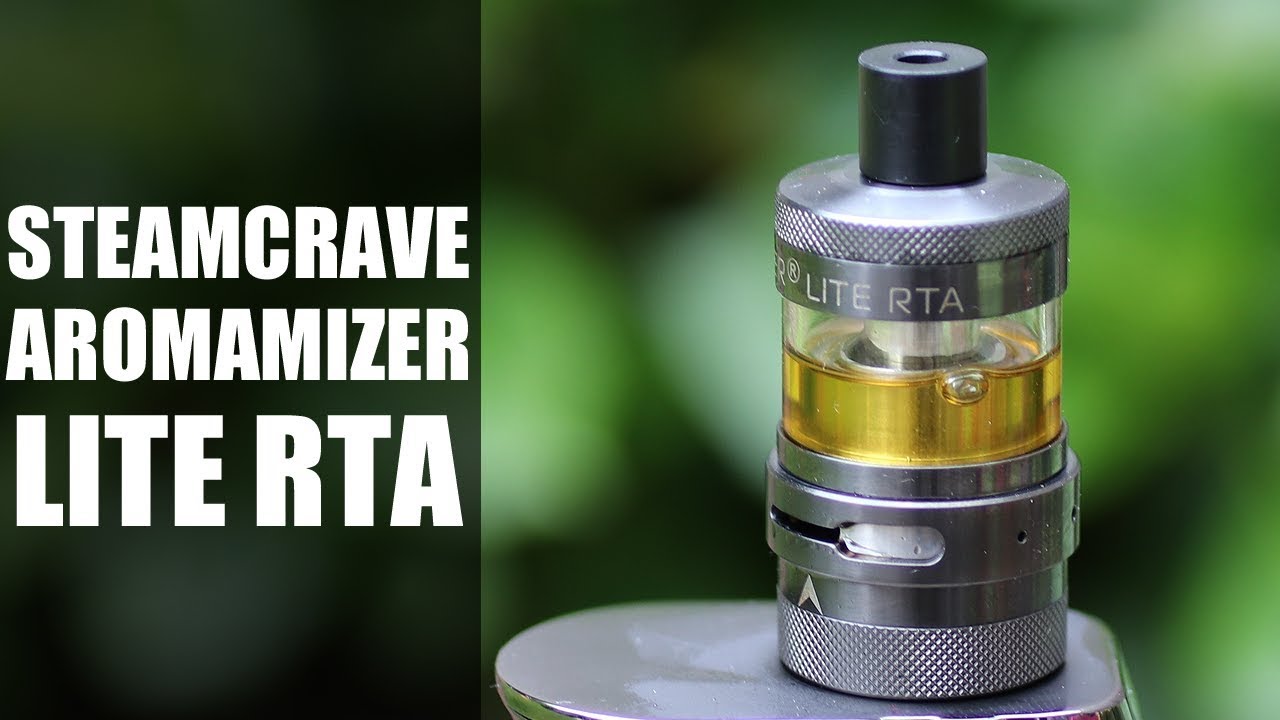 Steam Crave Aromamizer Lite RTA - Build, wick and review - YouTube