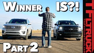 Ford Expedition vs Chevy Suburban: Who Wins The (Not So) Great Race? Part 2 of 2