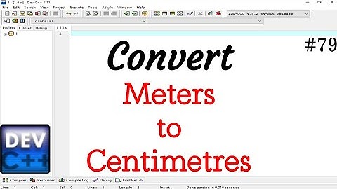 How to write a program for convert length meter to centimetre in C Programming language.