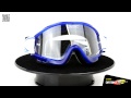 Eks gox goggles  liquid goggles blue