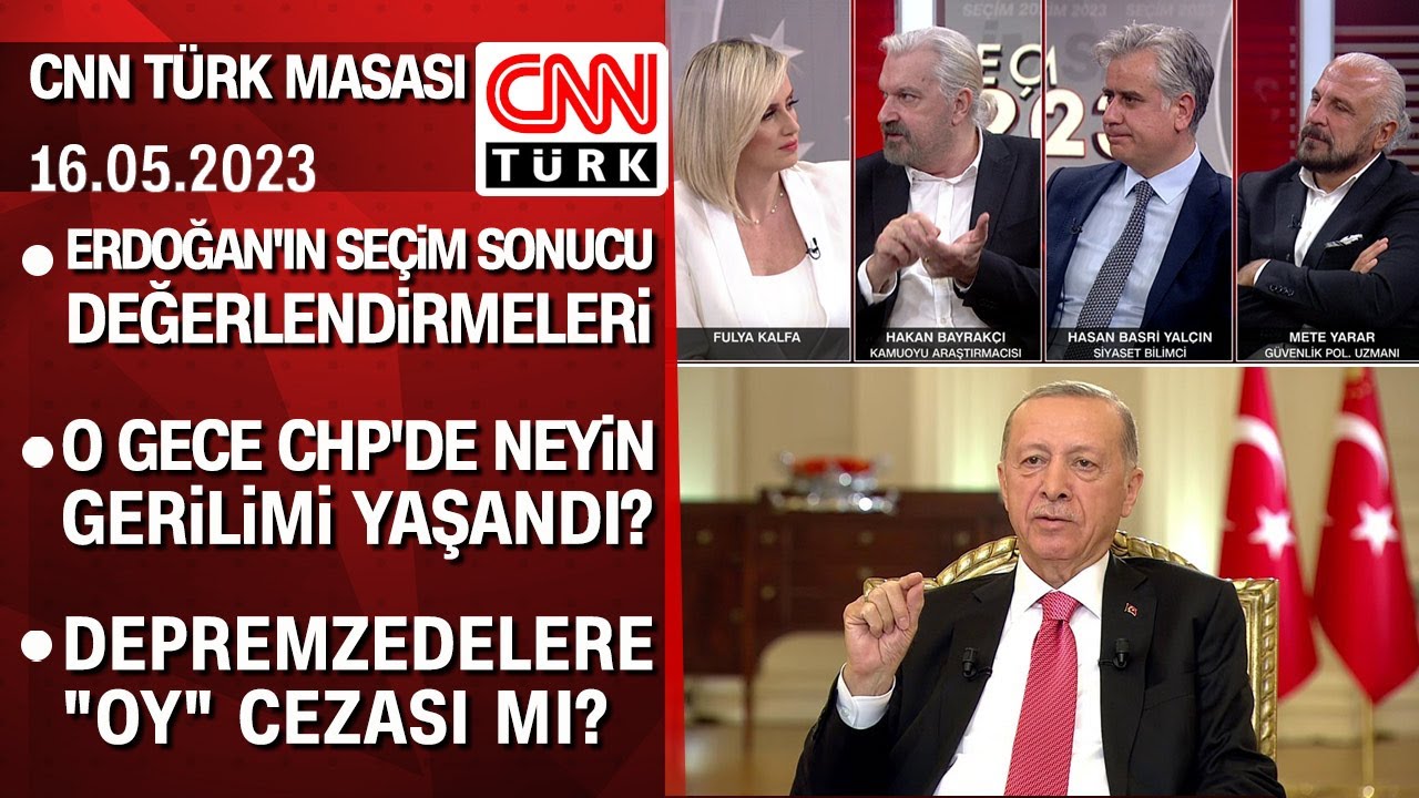 ⁣Erdoğan'ın seçim sonucu değerlendirmeleri ve o gece CHP'de yaşanan gerilim -CNNTÜRKMasası 