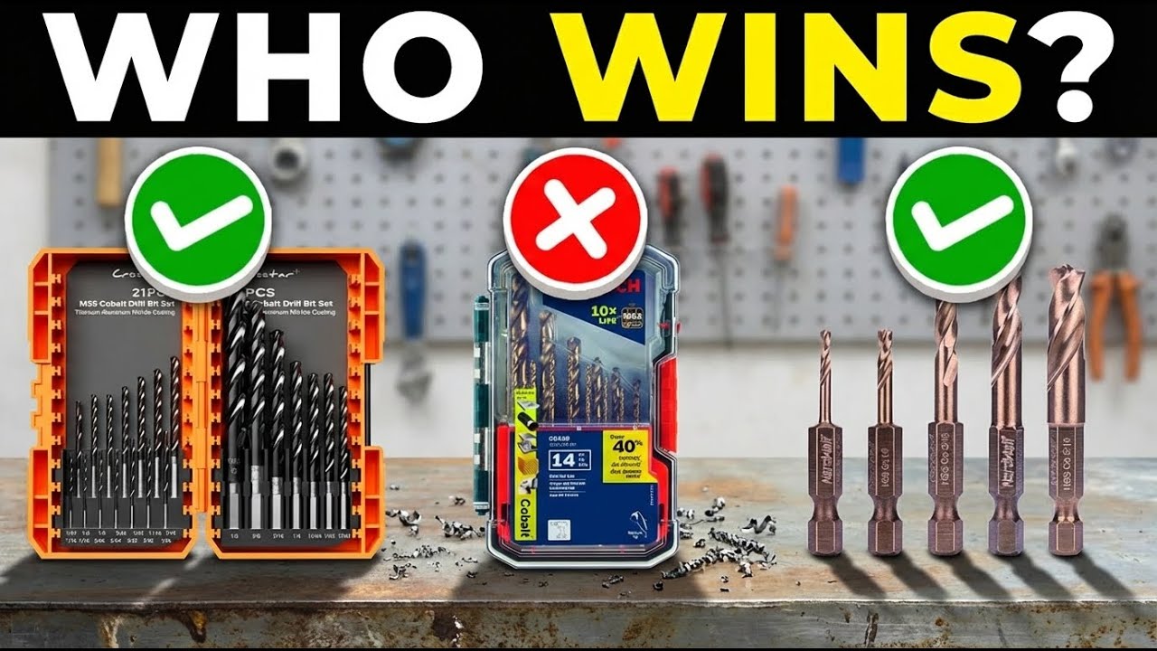TOP 5 BEST DRILL BITS for STAINLESS STEEL 2026 | METAL DRILL BITS on ...