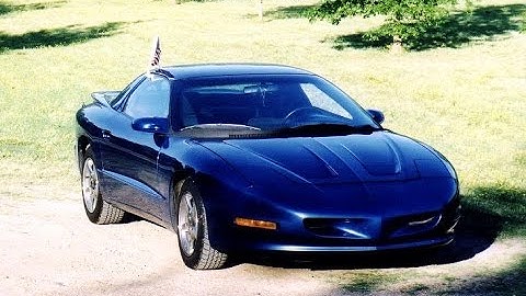 1995 Pontiac Firebird Facebook Intro Vid