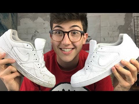 COMO DEIXAR SEU TENIS BRANCO DE NOVO !