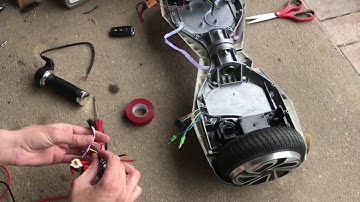 how to wire hoverboard/segway wheel to e-bike controller