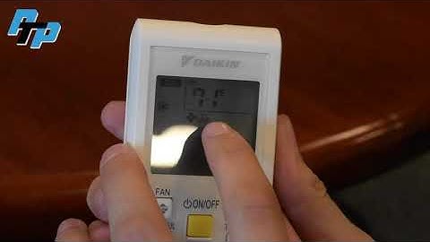 How to Use Daikin Remote Control for Ductless Mini Splits