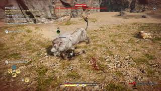 Assassin's Creed Odyssey - (Legendary) Nemean Lion fight with mercenary help (sword fight)