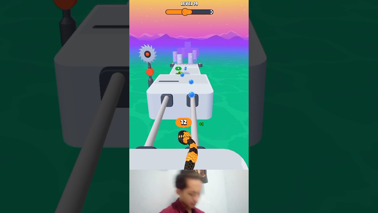 Level 14 Snake Run Race 3D All Levels Gameplay Walkthrough Android New Update 