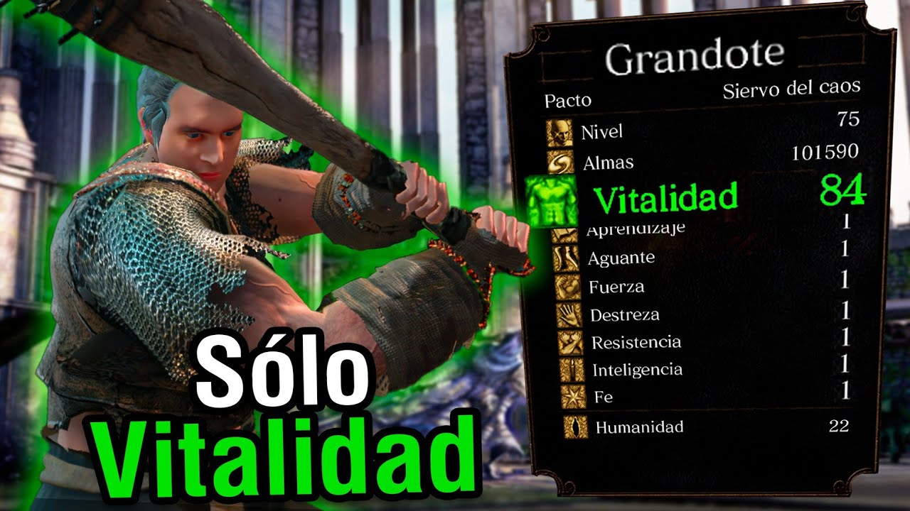 ¿PUEDES PASARTE DARK SOULS SÓLO SUBIENDO VITALIDAD?