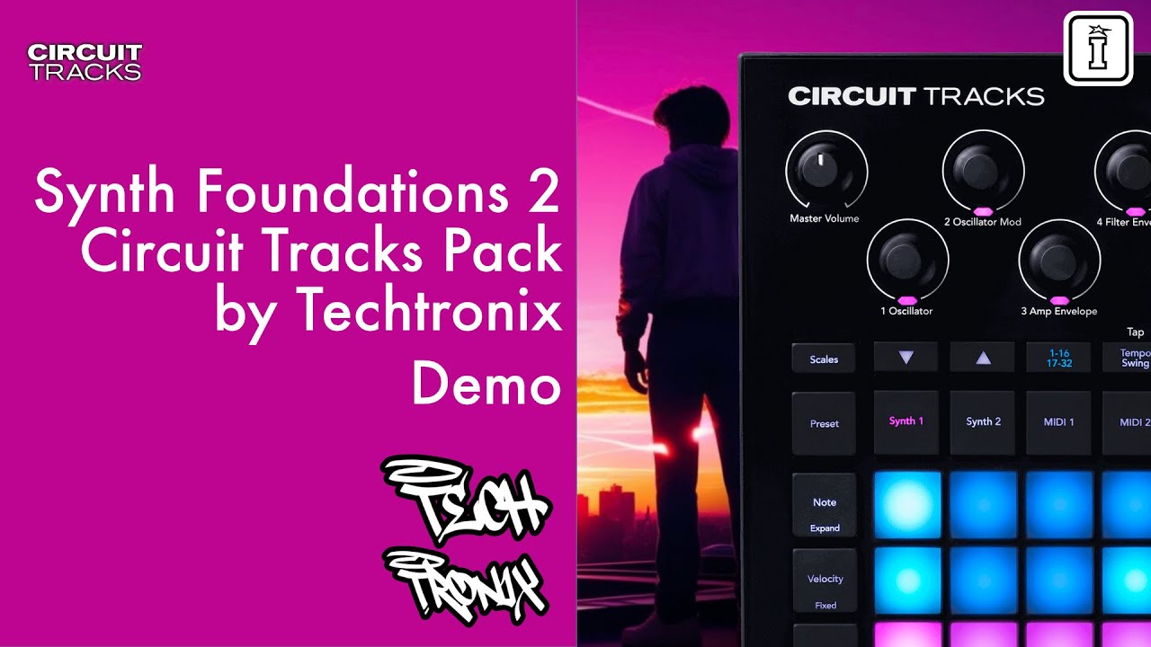 Synth Foundations 2 от Techtronix – ретро-синтвейв для Circuit Tracks