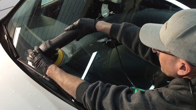 Remove The Windshield Scratch ❤️ Do It Yourself To Save Money!