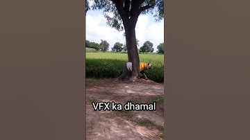 tiger 🐯 short VFX videos kine master editing green screen videos #vfx #youtubeshorts #funny #comedy