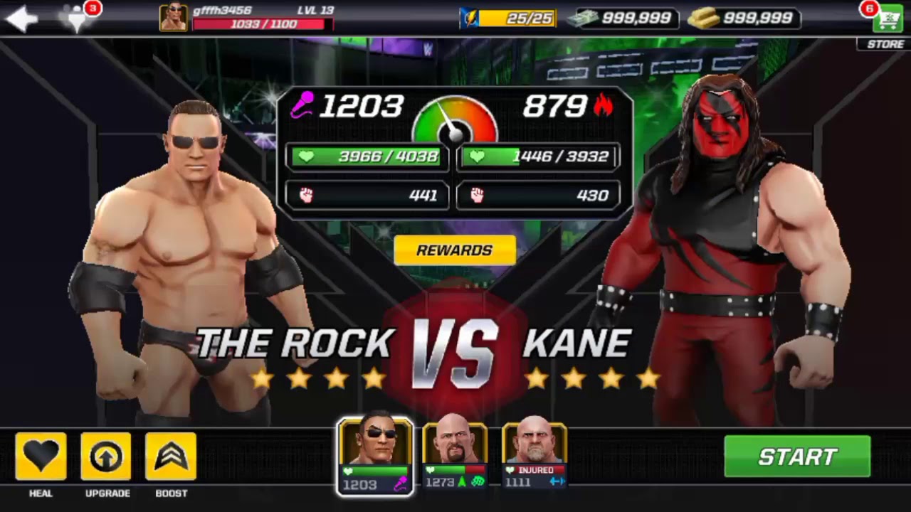 wwe mayhem- The rock vs kane | no disqualification match | wwe