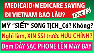 Sự Thật Về Tin Mỹ Siết Song Tịch?Đem Dây Sạc Phone Lên Máy Bay?Đi Vn Ảnh Hưởng Medicaid? Msp?