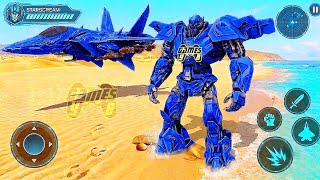 Blue Starscream Transformers: Jet Robot City Battle 2026 - Android Gameplay screenshot 4