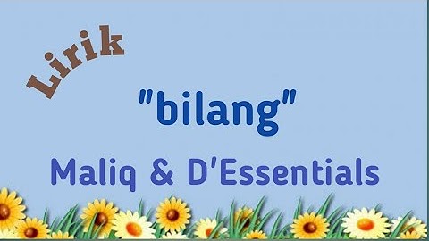 Lirik lagu Maliq & D