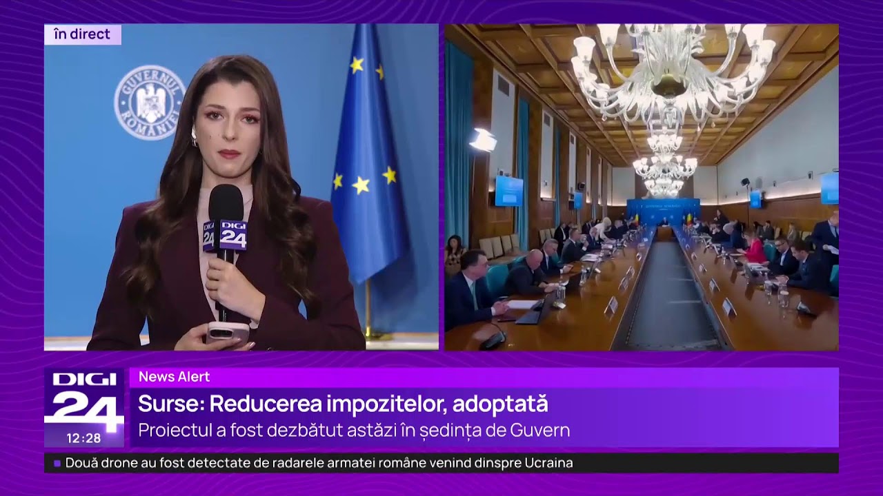 🟣Știrile Digi24  de la ora 12 –  27 februarie 2026