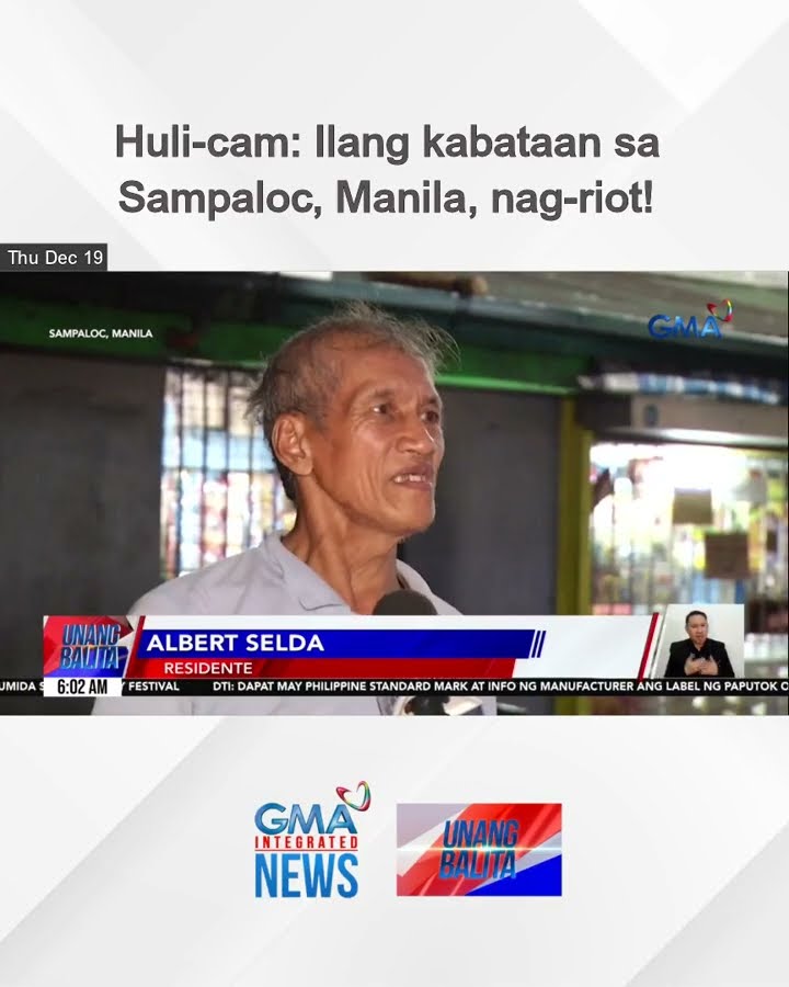 Huli-cam – Ilang kabataan sa Sampaloc, Manila, nag-riot! | Unang Balita