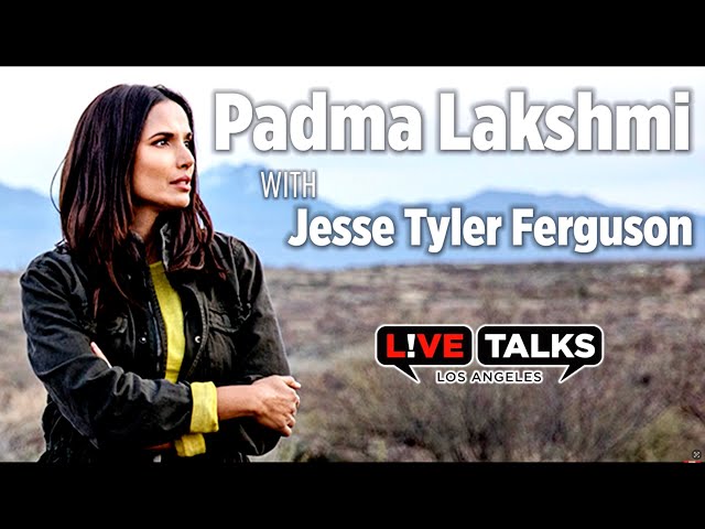 Padma Lakshmi in conversation with Jesse Tyler Ferguson at Live Talks Los Angeles