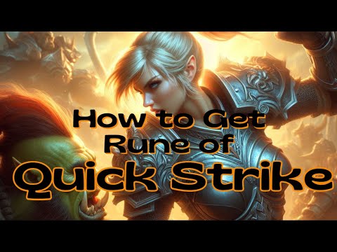 How to get Rune of Quick Strike | Warrior rune | Season of Discovery ...