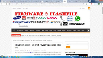 Vitu Mars 5 Flash File SC7731 Android 8 1 Hang Logo Done Lcd Fixed Firmware 100% Tested