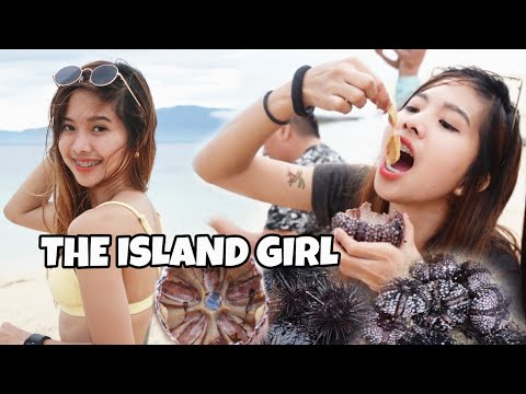 ISLAND GIRL FOR A DAY + SEA URCHIN MUKBANG | Mahalia E.