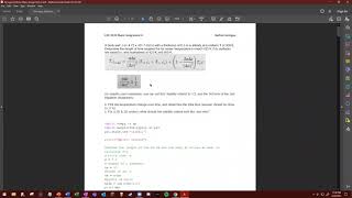 Major Assignment A // ChE 3102 // N. Zeringue