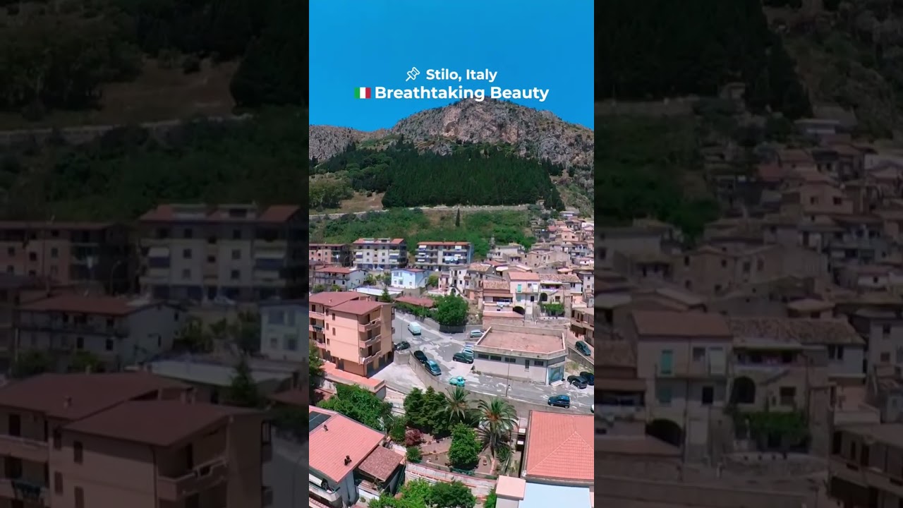 🇮🇹 Stunning Stilo Mountain Aerial Shot