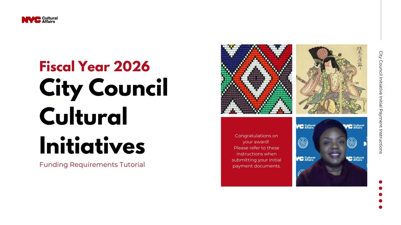FY26 City Council Initiatives Funding Requirements Tutorial