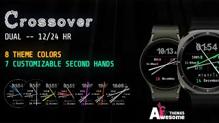 Crossover - Dual Wear OS Watch Face screenshot 2