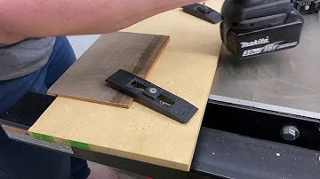 Using some 3d printed clamps from pwncnc to custom taper boards