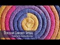 Tunisian Crochet Spiral Tutorial -  Right handed