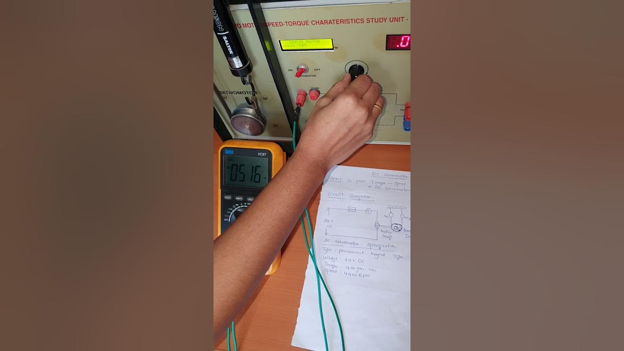 DC Servomotor experiment YouTube