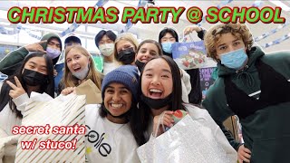 CHRISTMAS PARTY with student council 🍪 Vlogmas Day 16!