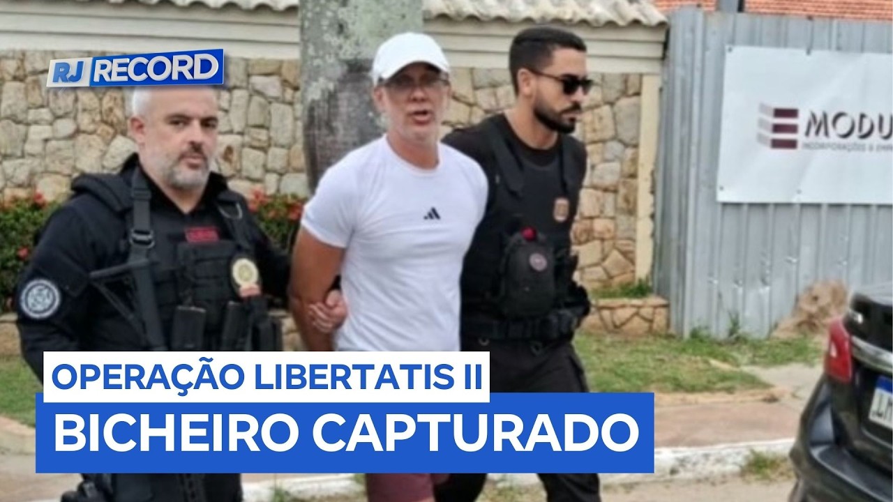 Bicheiro foragido é preso durante operação policial em Cabo Frio (RJ)