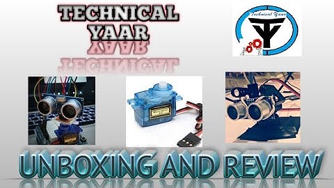 Unboxing  and Review (Ultrasonic Sensor,Servo Motor and Jumper wire)😱