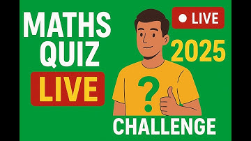 Maths quiz live stream 2025 for only true geniuses test ! Can you solve this?