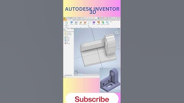 Autodesk Inventor Part Modeling #autodeskinventor #inventortutorial #3dmodelingtutorial