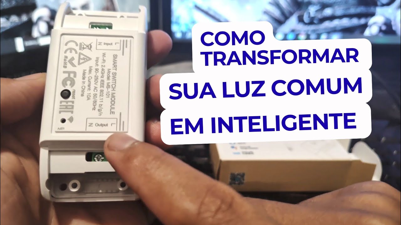COMO INSTALAR MÓDULO INTERRUPTOR INTELIGENTE APP TUYA 