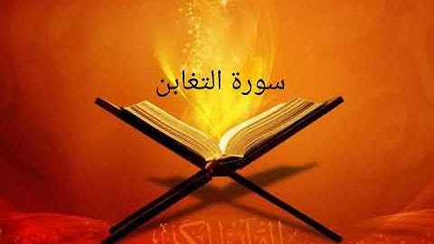 القارئ خالد الجليل / سورة التغابن