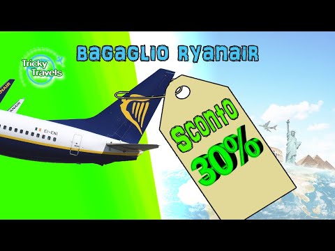 Bagaglio Ryanair, 30% sconto (2020)