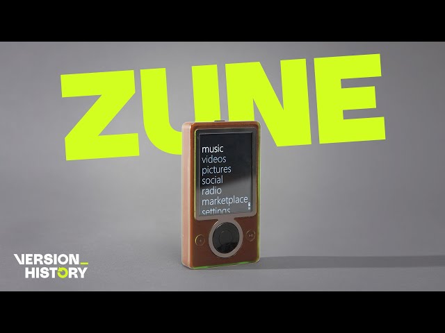 Why the Zune never killed the iPod | Version History
