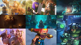 Clash Royale - All Champions Full Trailers in Order