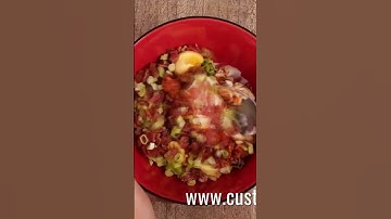 Bacon & Kimchi Deviled Eggs